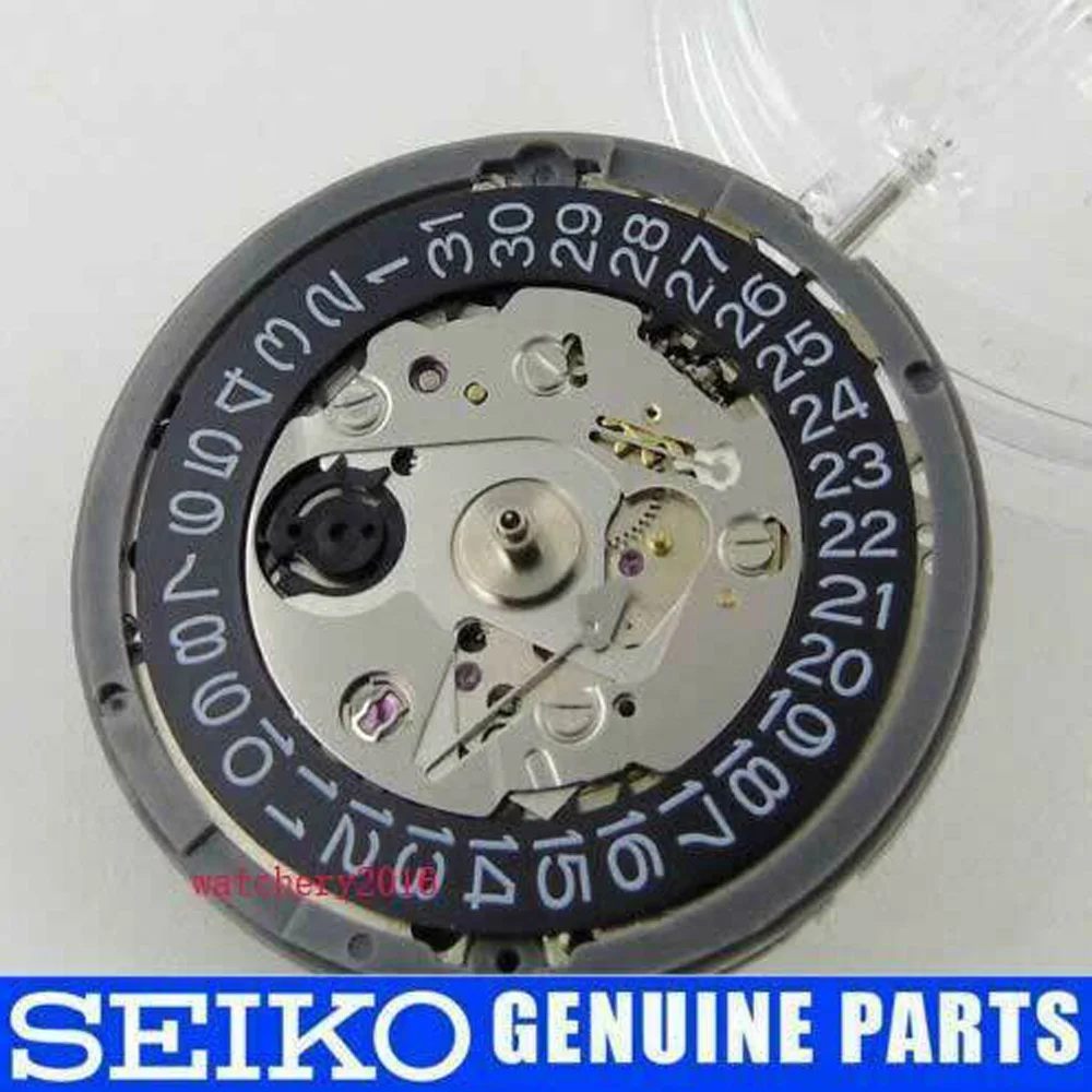 Japan Original NH35 NH35A Automatic Mechanical Watch Movement Black White Date Window 24 Jewels High Accuracy Watch Parts