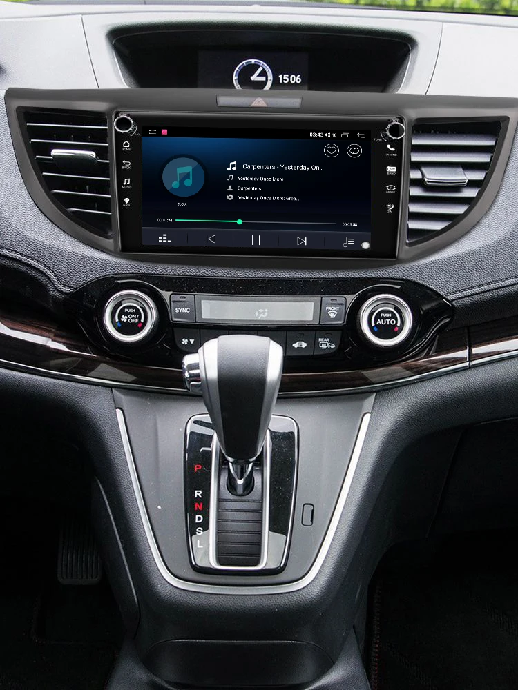 저렴한 자동차 라디오 멀티미디어 플레이어 GPS 안드로이드 8.1 헤드 유닛 혼다 CRV CR-V 2012 2016 무선 카플레이