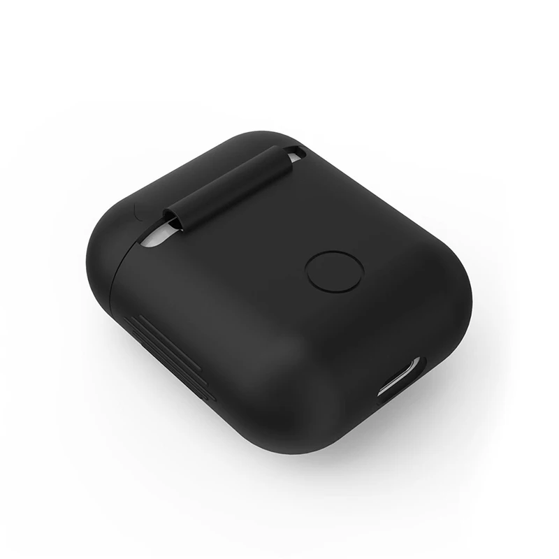 1 шт. многоцветный кожаный чехол для Apple Airpods защитный противоударный силиконовый