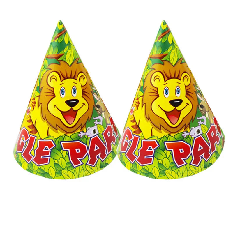 6 шт./Лот милая панда бумажные шапки для вечевечерние панды детей товары