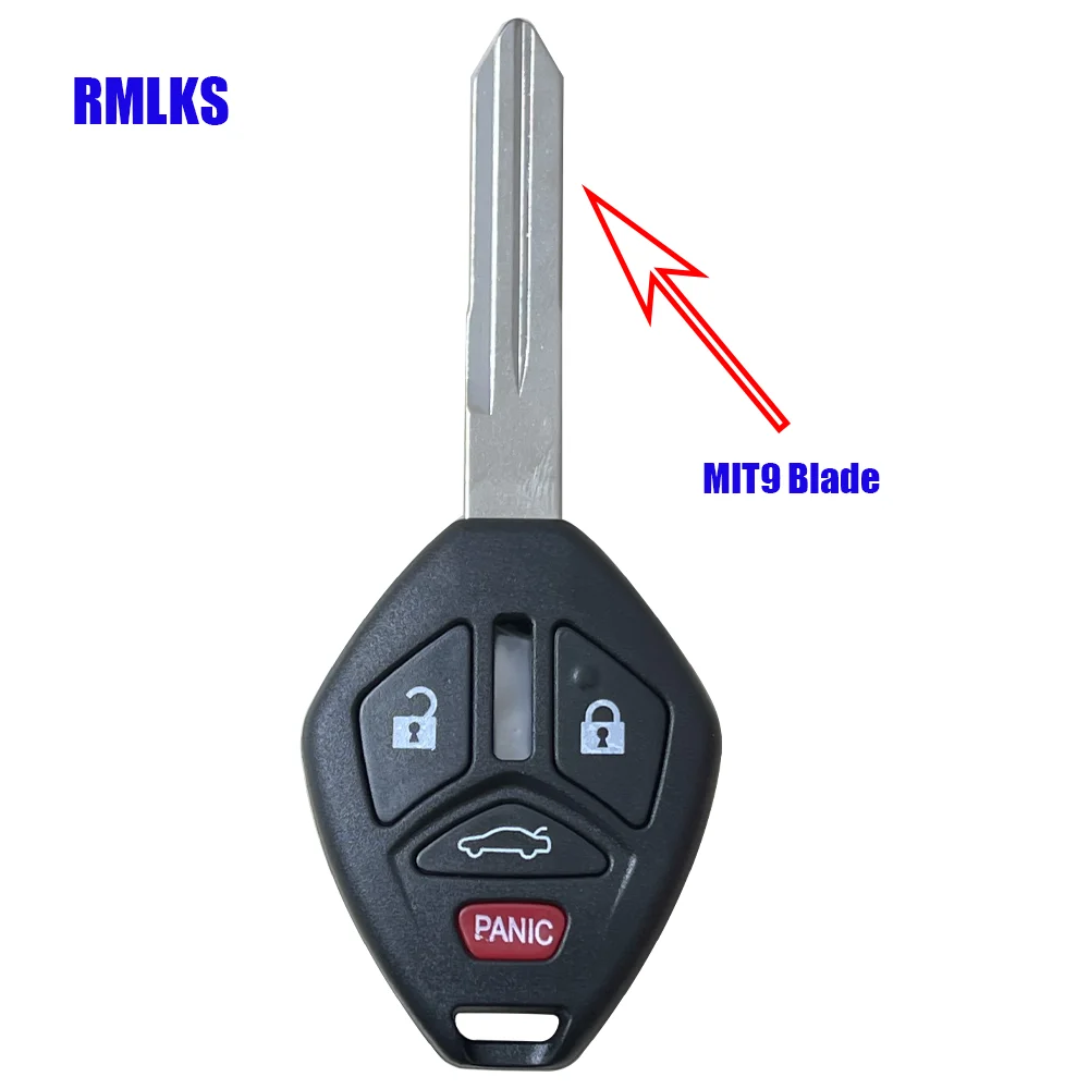 Пульт дистанционного управления без ключа сменный корпус Fob 3 4 Кнопка для Mitsubishi