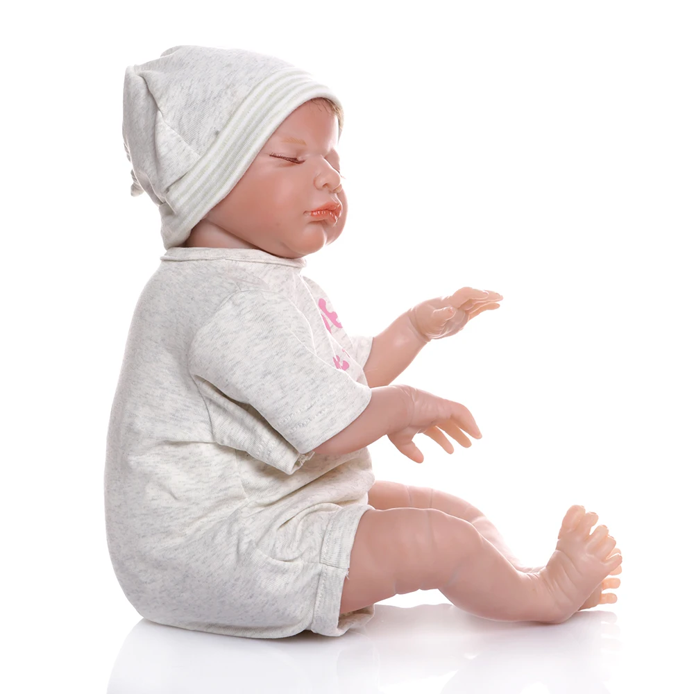 

NPK DOLL 50cm Bebe Reborn alive Baby Dolls Lifelike Realistic Baby Dolls Soft Silicone Vinyl Baby Dolls