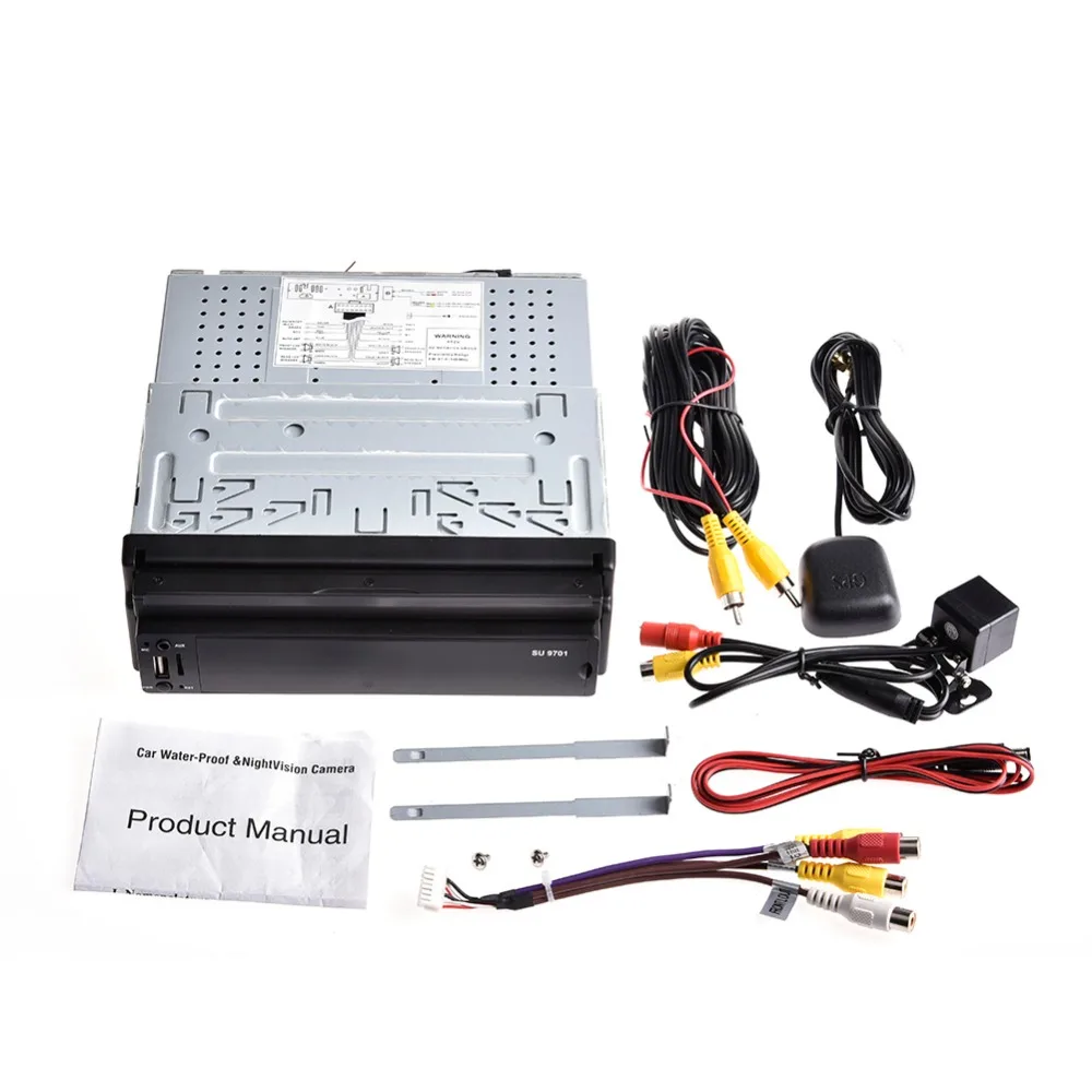 Автомобильный мультимедийный MP5 плеер на Android 5 1 с Bluetooth GPS навигацией 7 дюймовым