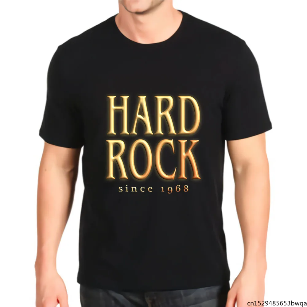 

Graphic Hard Rock Since 1968 Retro Print New Top Men's Fashion T-shirt