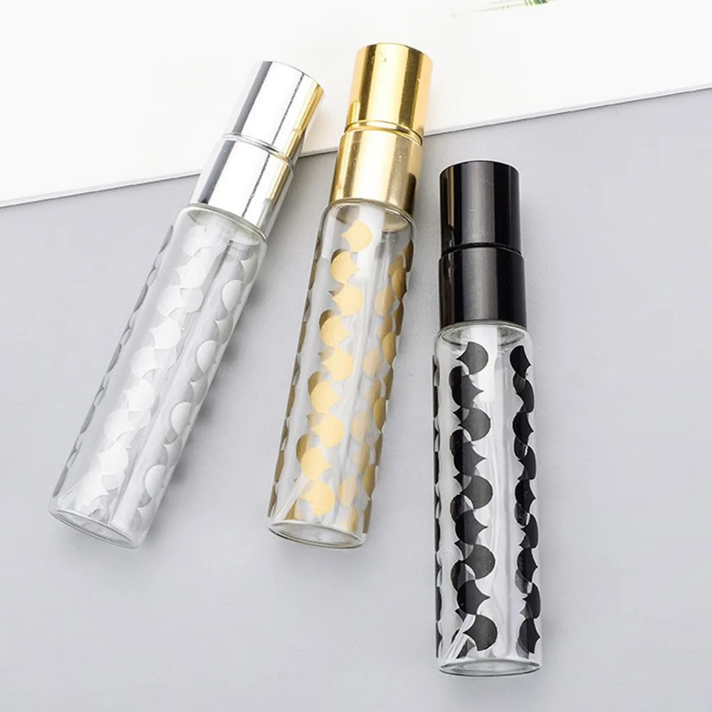 

10ml Mini Anodized Aluminum Water Spray Empty Glass Female Perfume Bottles Portable Storage Of Cosmetics Empty Spray Bottle