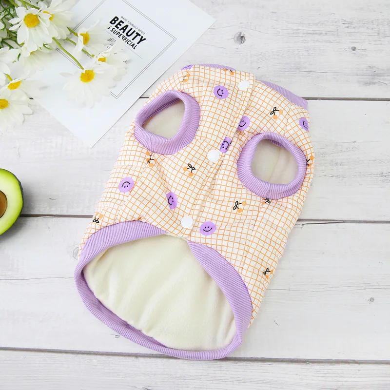 Одежда для домашних животных маленьких собак и кошек Осень-зима маленькая