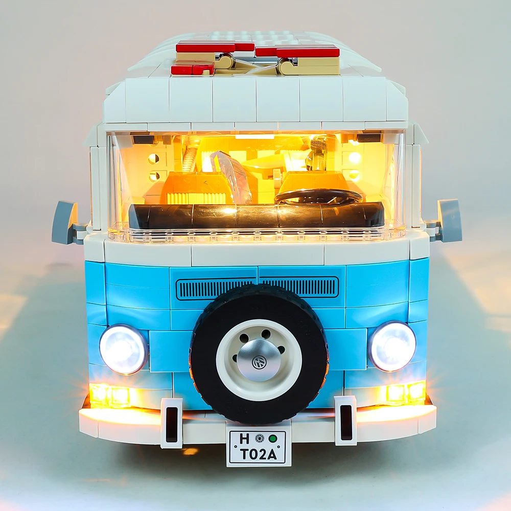 Светильник кой для коллекции 10279 года серия Creator Volkswagen T2 RV Van VW игрушки сделай сам