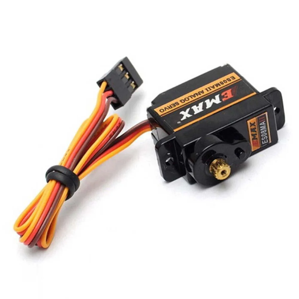 1 шт. EMAX ES08MA II Mini металлическая Шестерня аналоговые сервоприводы цифровые микро