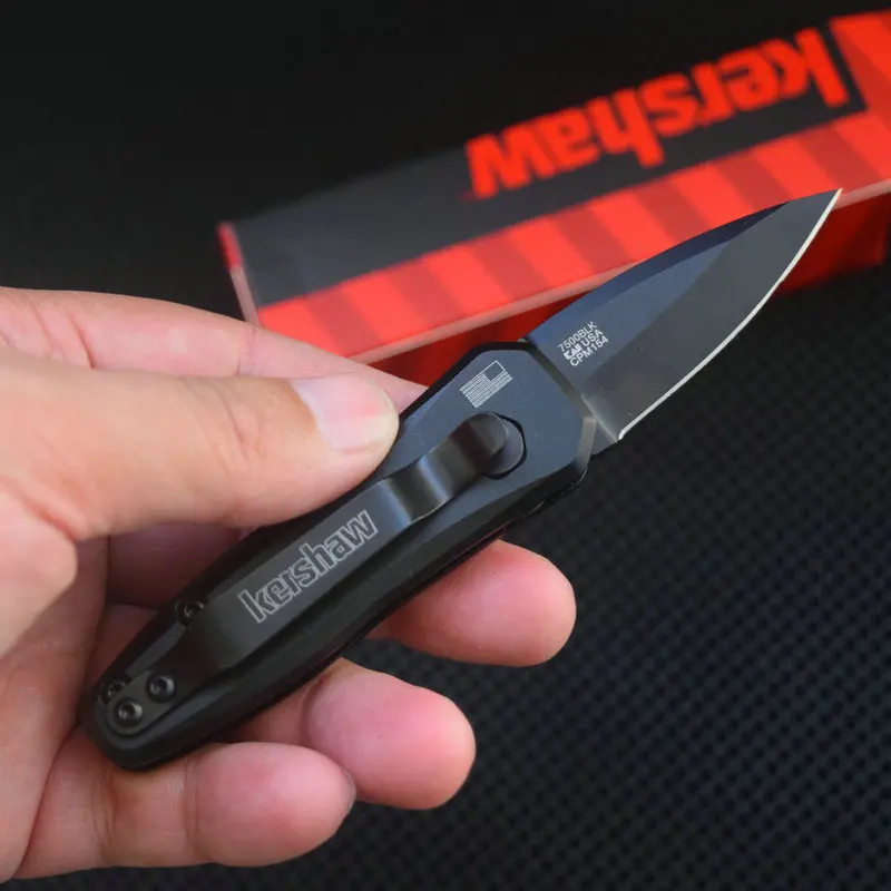 Карманный нож Trskt Кершоу 7500BLK/GN Launch 4 CPM 154 6061 T6 с алюминиевой ручкой охотничьи ножи