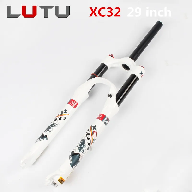LUTU XC32 MTB велосипедная газовая вилка 26/27.5/29 дюймов Магниевый сплав 28 6 мм Дисковая