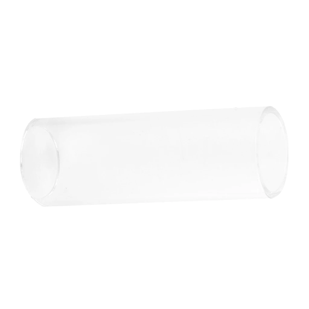 

71 мм Высокое боросиликатное прозрачное гитарные слайды басовый цилиндр яркий тон бар