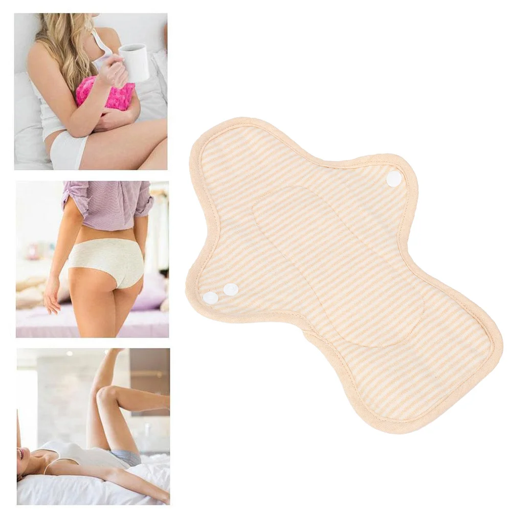 

Women Menstrual Pregnant Women Cotton Breathable Sanitary Napkins Washable Reusable Hygiene Products For Female Private Parts
