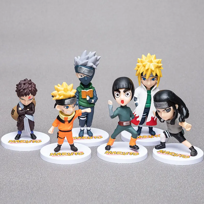 Домашние маленькие украшения мультяшная фигурка Наруто Гаара ли Какаши Нинджи