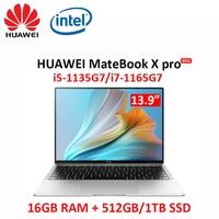 huawei matebook x pro 2021 laptop i7 1165g7 16gb 1tb 13 9 inch 3k touch screen ultrabook business notebook computer