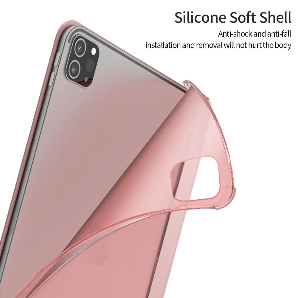 

Case For iPad Pro 11 10.5 9.7 10.2 2016 2017 2018 2019 2020 With Pencil Holder PU Leather cover For iPad Air 1 2 3 TPU back case