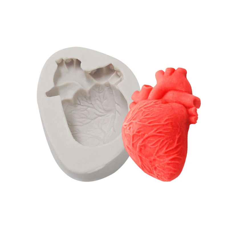 Силиконовые формы для помадки в форме мозга и сердца сделай сам форма шоколада из