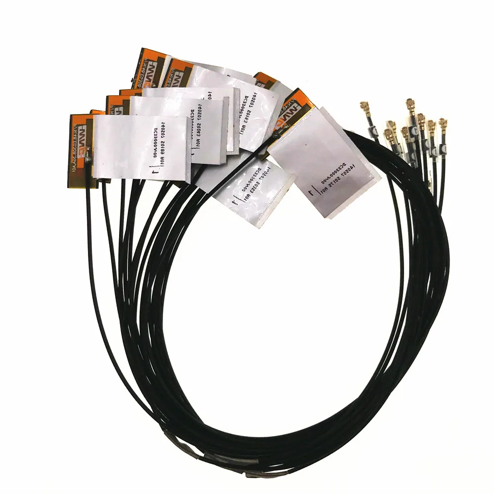 U. Антенна FL 10 шт. кабель для BCM94331CD BCM94360CD QCA9880 QCA9882 AR9280 AR9380 Wi Fi карта WWAN MC7355|Сетевые