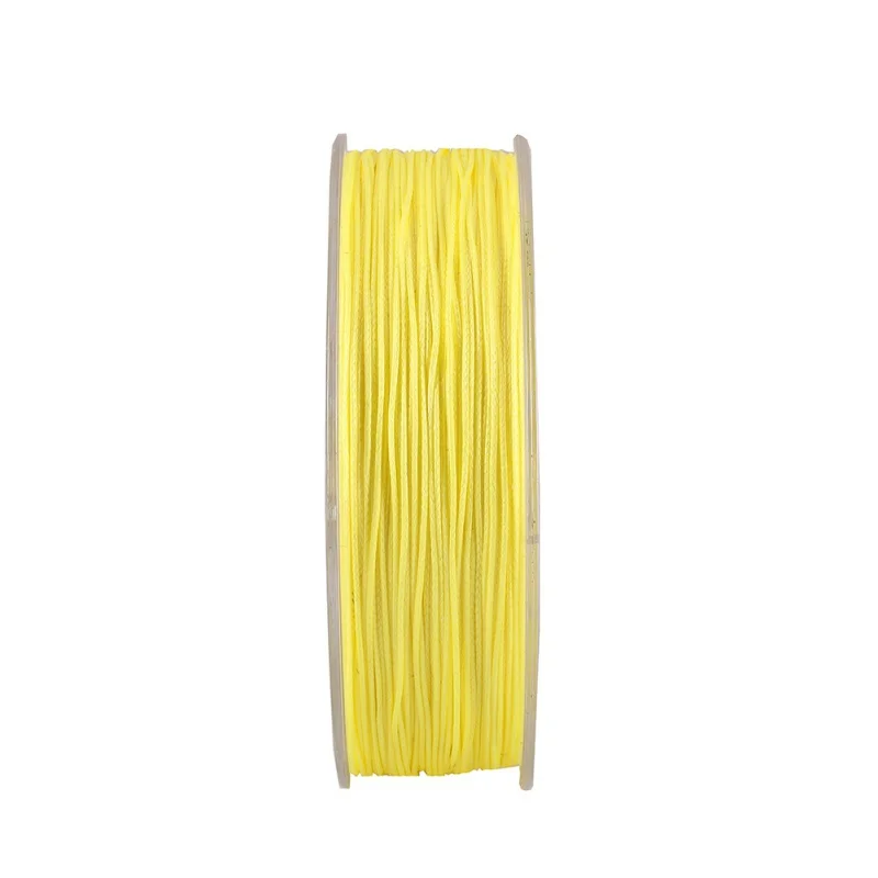 

Yellow 100M 4 Strands Braided Fishing Line PE Multilament Braid Lines Wire Smoother Floating Line