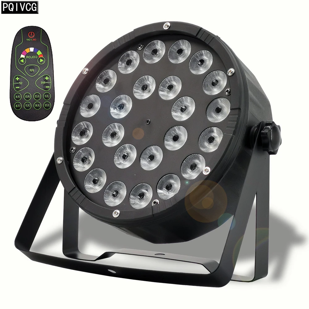 Беспроводной дистанционный светодиодный светильник Par 24x12 Вт RGBW 4-в-1 полноцветный
