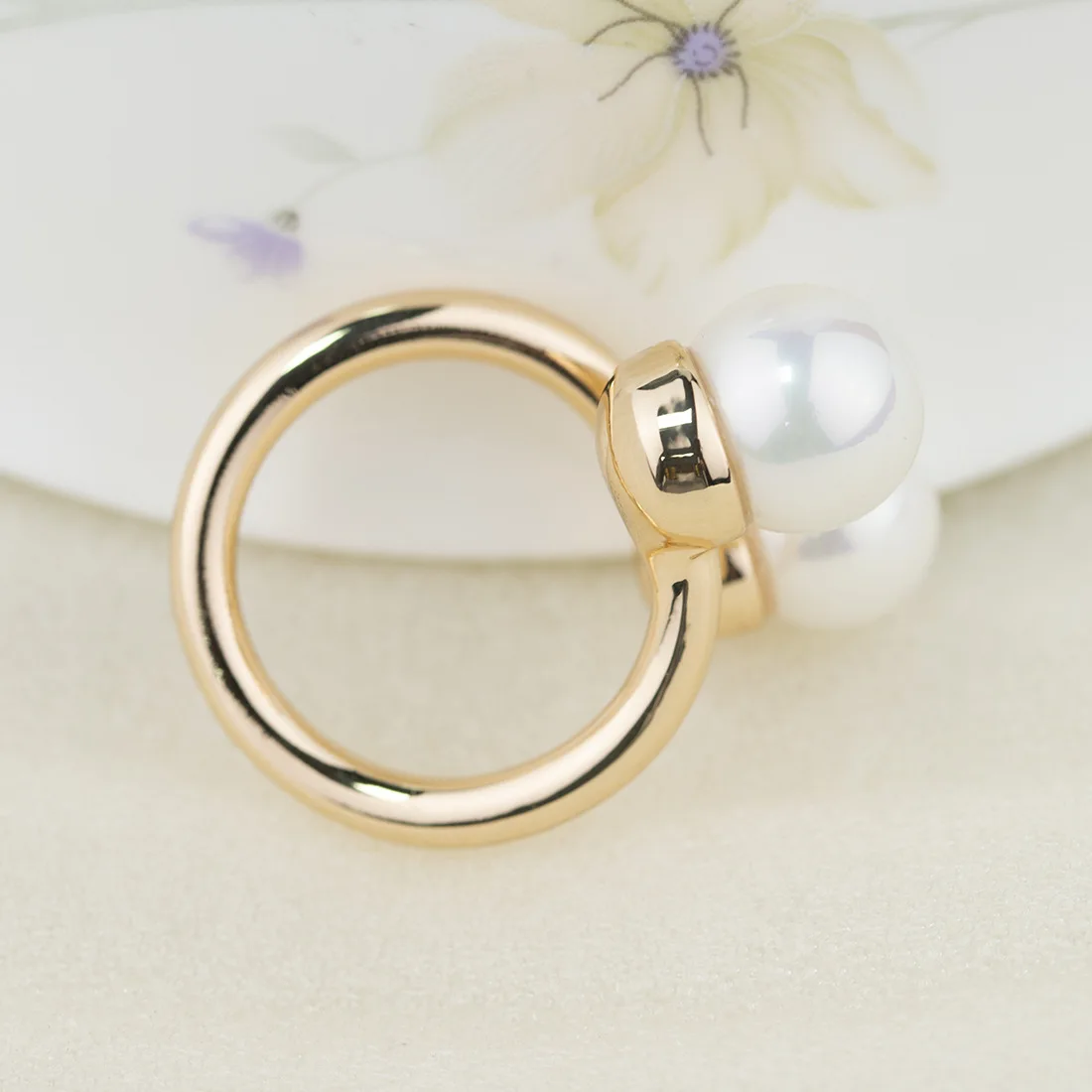 Модная простая высококачественная брошь на шарф с жемчугом из сплава цвета