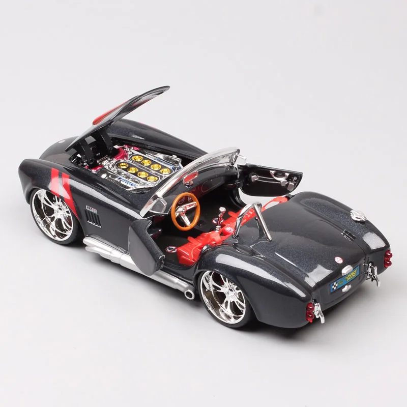 1:24 Детские Классические винтажные модели 1965 ford AC Shelby Cobra 427 roadster Diecasts& Toy Vehicles металлические игрушечные модели машин