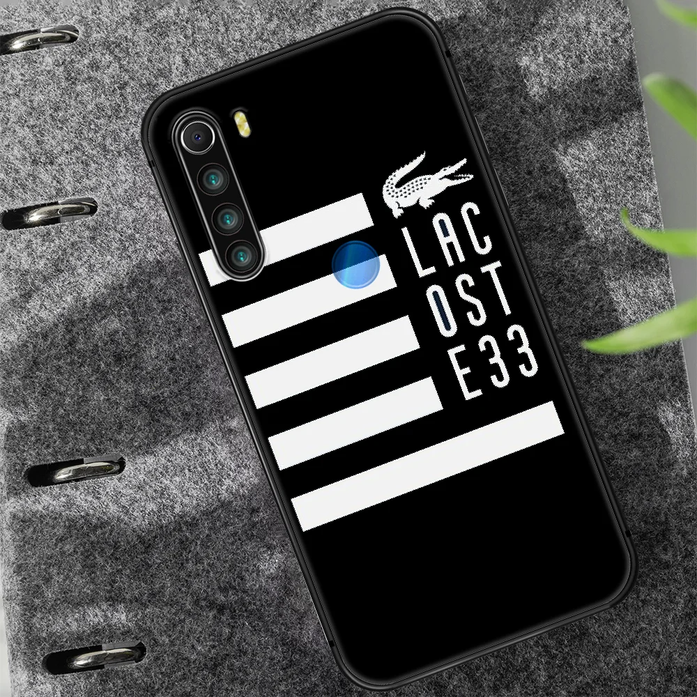 

LACOETE French luxury brand Phone Case Cover Hull For XIAOMI Redmi 7 7a 8 8a 9 10X NOTE 6 7 7s 8 8t 9 9s Pro Max black