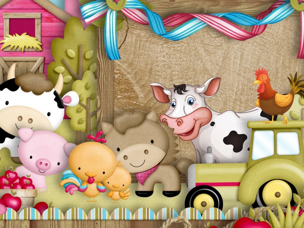 

Набор для алмазной вышивки крестиком JMINE Div 5D с изображением фермы, животных, коровы, автомобиля, высокое качество