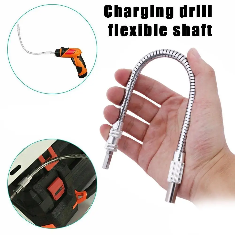 

300mm Flexible Shaft Metal Drill Screwdriver Bit Holder Hex Multitul Shank holder Connect Snake Link Extension Bit Y1L9
