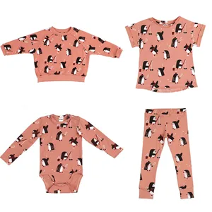 Детские футболки из 100% хлопка, льняные топы с круглым вырезом для маленьких мальчиков, детские футболки розового цвета с рисунками животных на лето, осень и зиму, детские футболки, одежда для маленьких девочек