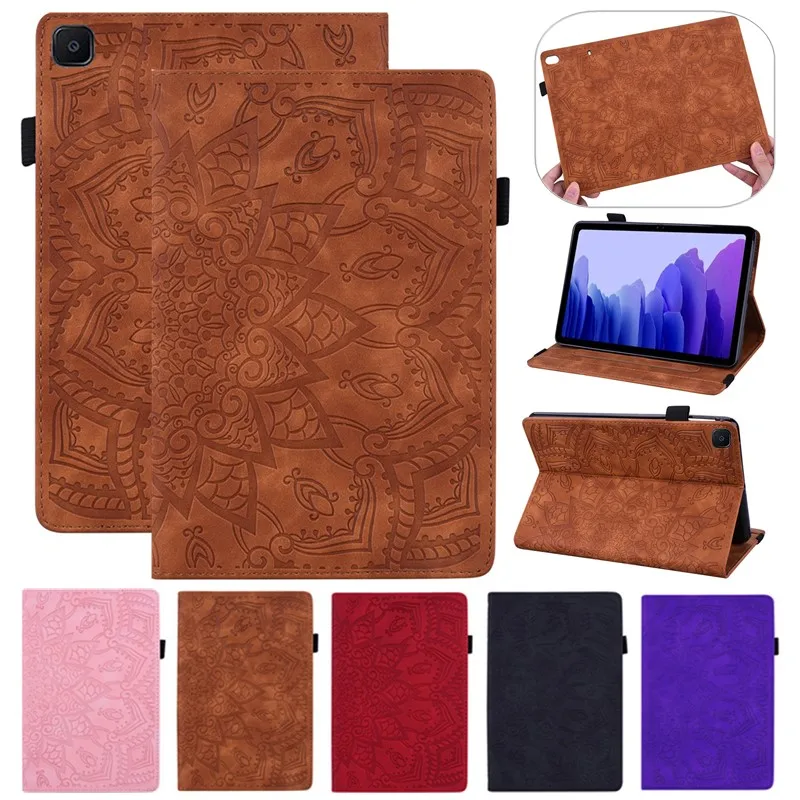 

For Fire Hd 10 2019 Case Smart 3D Leather Embossed Cover Fundas Tablet Case for Amazon Fire Hd 10 Case 2019 2017 2015