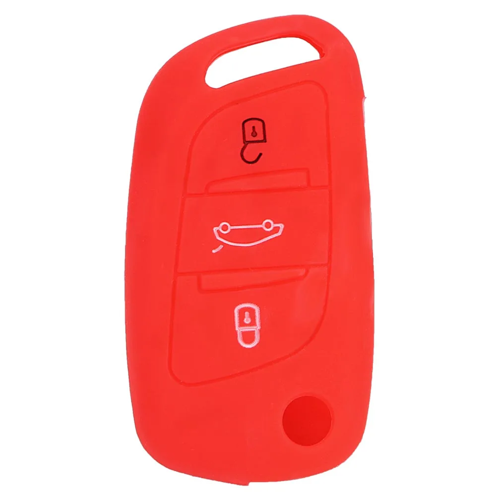 Чехол для автомобильного ключа Peugeot 306 407 807 Partner Citroen C5 C3 Berlingo C4 Cactus C2 C6 C8 Coupe VTR чехол