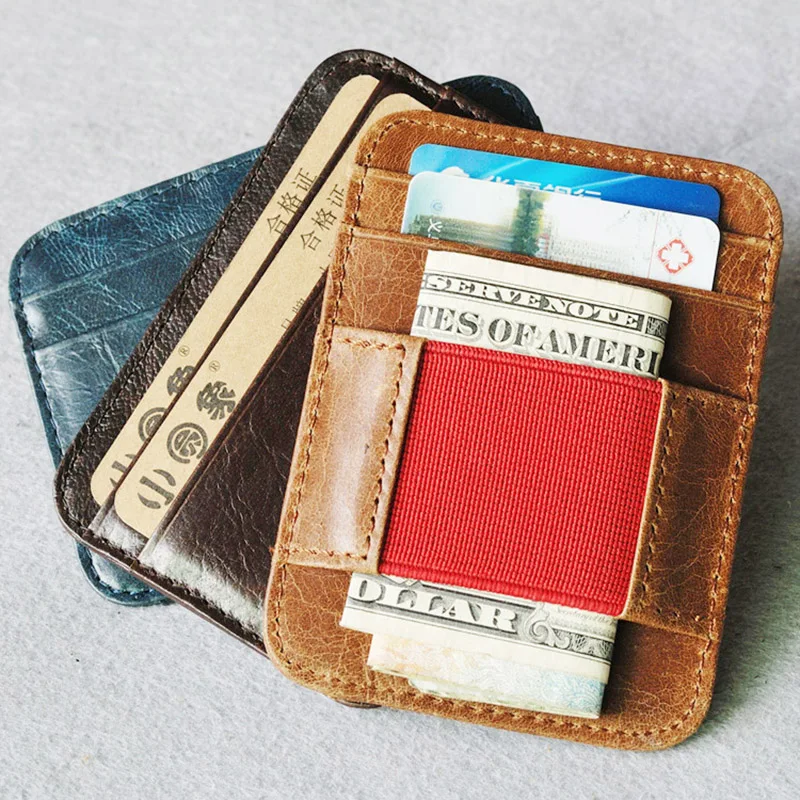 2020 горячая Распродажа модный унисекс чехол из натуральной кожи для визиток