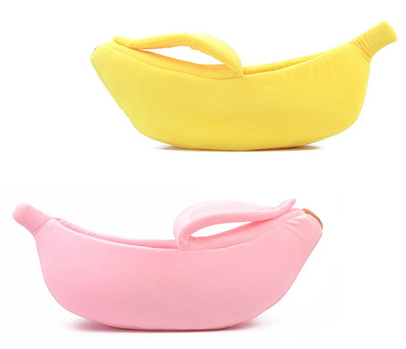 Домик кровать для кошки домик цвета банановая кожура милый вид Банановая кошечка