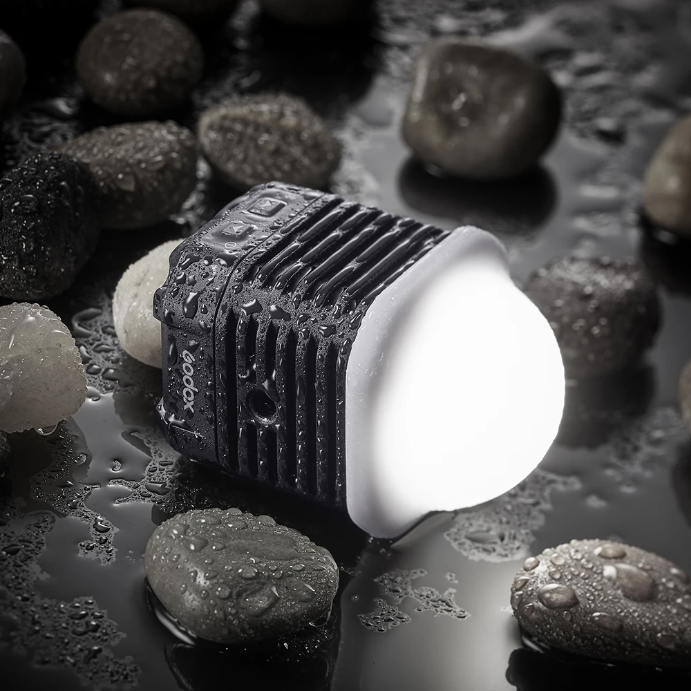 Godox WL4B LED Light Photography Lamp Fill 5600K 100ft Waterproof Support With Mobile APP CRI / TLCI 97 13 FX Effects Lighting