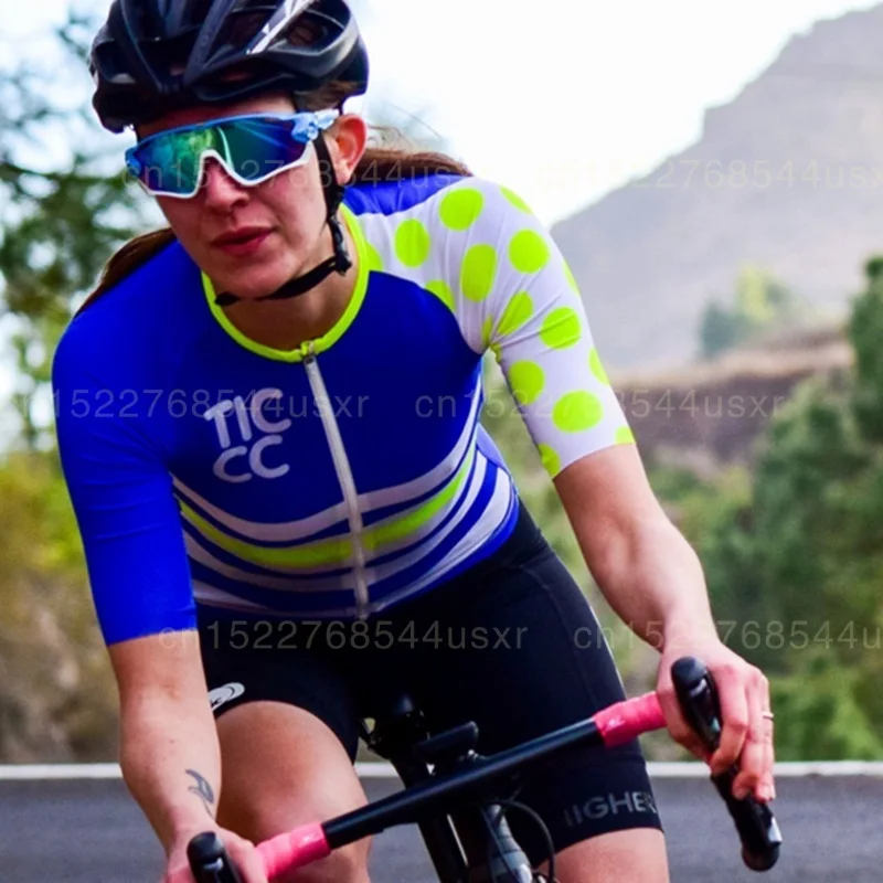 Ropa Ciclismo 2019 Ticcc Женская велосипедная майка розовая летняя MTB дорожный велосипед Rcc