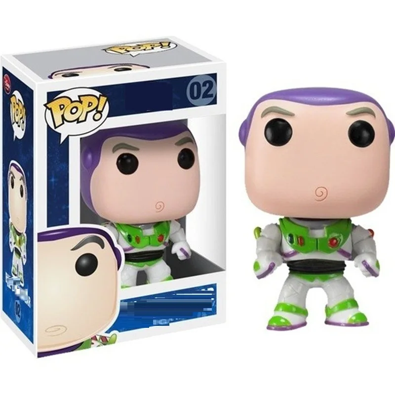 Funko POP Toy Story 4 Woody Buzz Lightyear Forky Ducky Bunny Alien Woody ПВХ Фигурки Коллекция Модель игрушки для детей - Цвет: Buzz with box