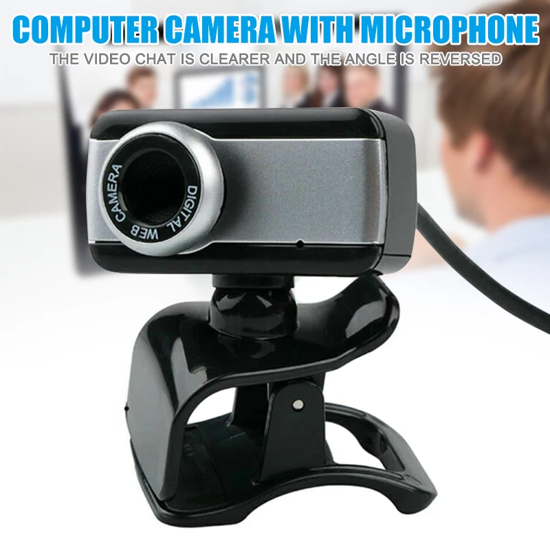 

HD Webcam 480P Streaming Web Camera with Microphones Webcam for Gaming Conferencing Desktop New JHP-Best