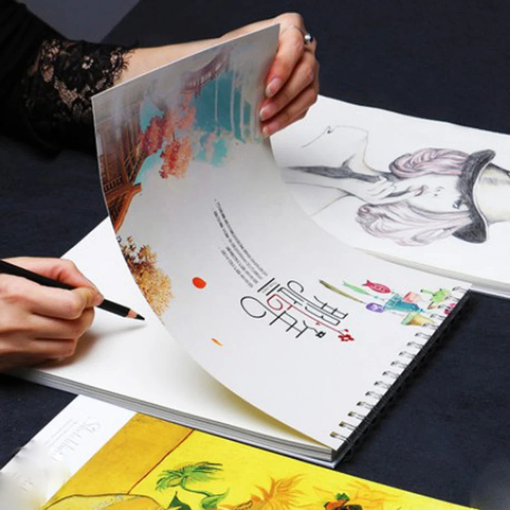 Креативный канцелярский винтажный блокнот свободная C Sketchbook A4 пустая эскиз книга