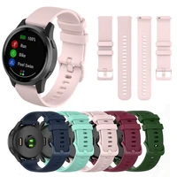 for garmin venu 2 2s watch band silicone sports strap18 20 22mm wrist band for vivoactive 3 4 4s smart bracelet accessories