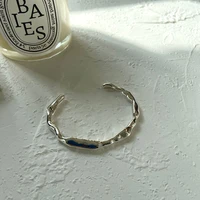 fmily minimalist 925 sterling silver geometric irregular bump bracelet retro hip hop personality jewelry for girlfriend gifts