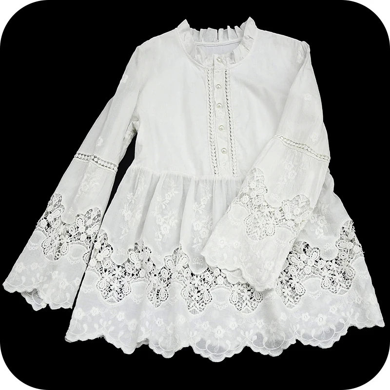 100% хлопок с двусторонней вышивкой кружева ткань занавески юбка ширина 130 см