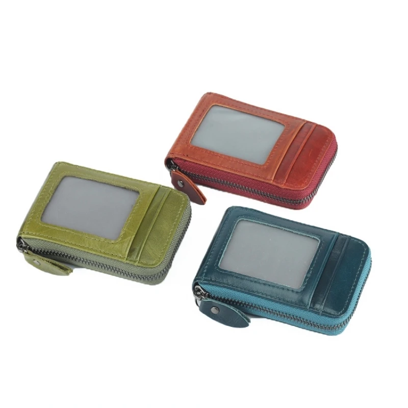 Rfid Противоугонная щетка головка органа карты слой кожи масла большая емкость