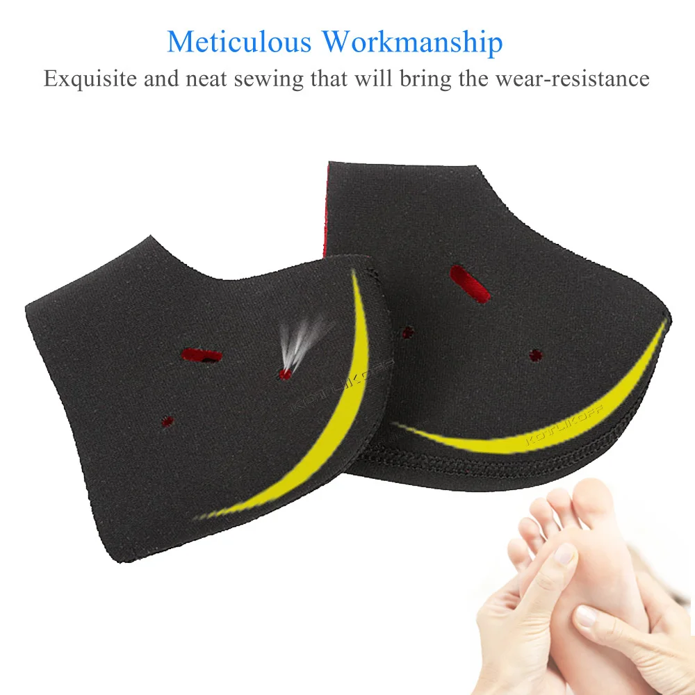 Носки KOTLIKOFF Plantar Fasciitis для Ахилла, тендонита, мозолей, шпоры, трещины, облегчение боли, пяточная подкладка для мужчин и женщин, вставные носки