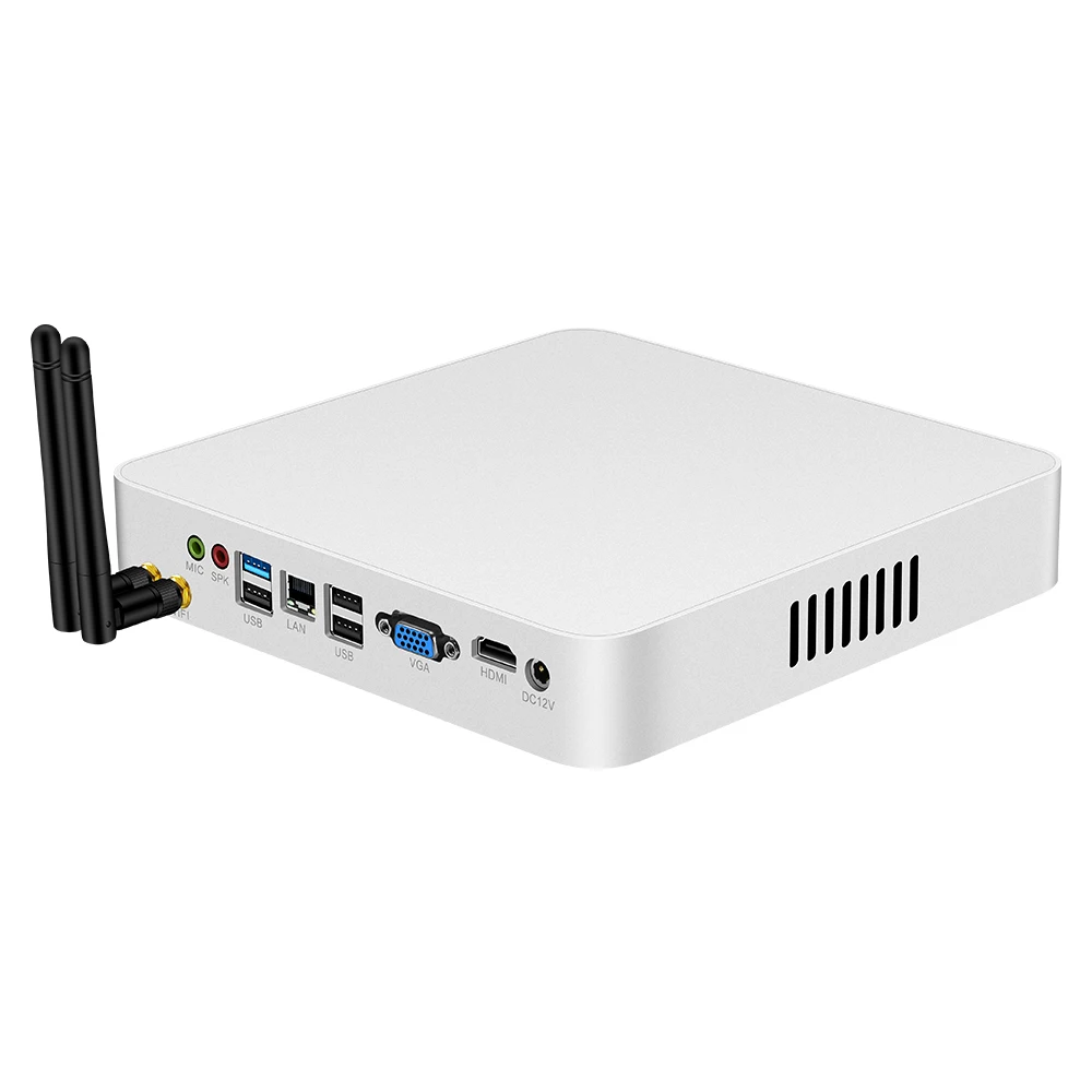Verkaufen Mini PC Intel Core I7-4500U I5-4200U HDMI VGA 6 * USB WiFi Gigabit LAN DDR3L MSATA HTPC Nettop Unterstützung Windows 10 Linux