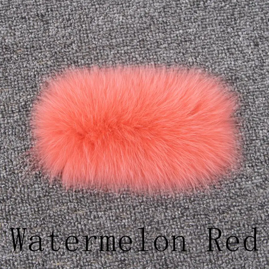watermelon red Розовое java QC8005 Новое поступление, горячая Распродажа, жилет из натурального Лисьего меха для женщин и девочек - Цвет: watermelon red