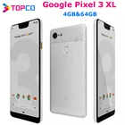 Google Pixel 3XL Оригинальный разблокированный GSM 4G Android телефон 6,3 ''12.2MP и Dual 8MP Octa Core Snapdragon 845 4 Гб и 64 Гб NFC
