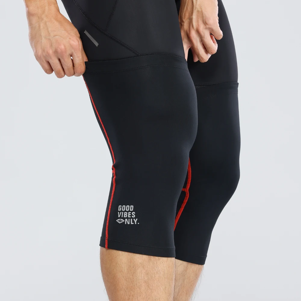 Велосипедные наколенники Santic новые зимние ветрозащитные велосипедные