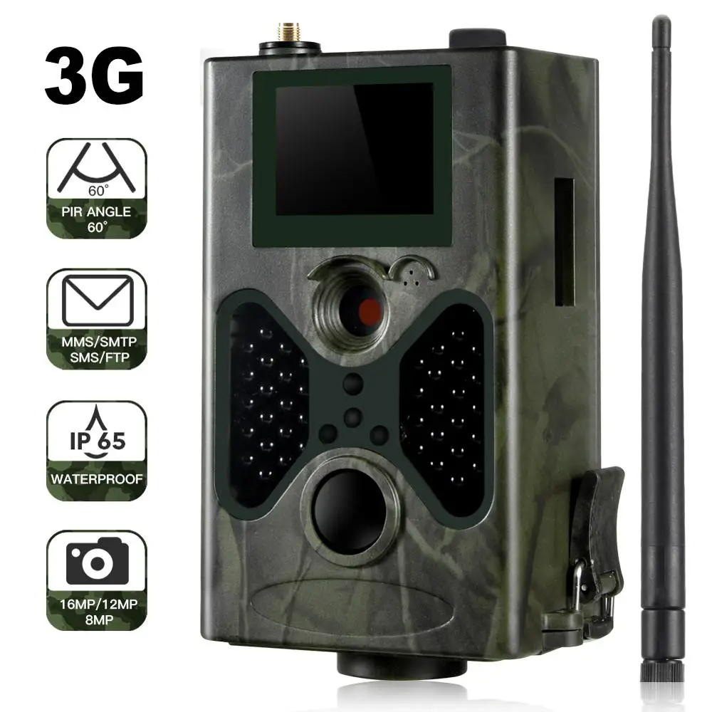 Целлюар охотничья камера SMS SMTP MMS Trail s HC330G 3G 16MP 1080P ночное видение фото ловушка