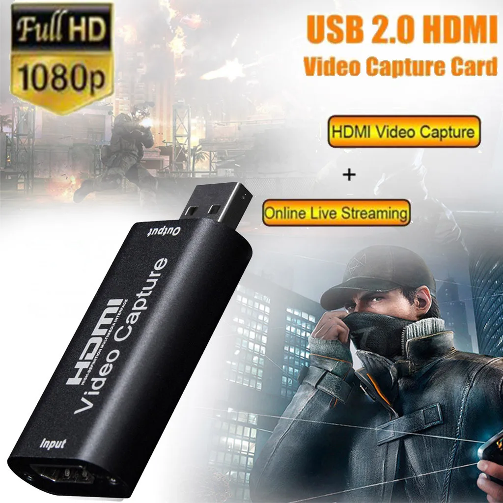Мини приставка для записи видео 4K 1080P HDMI USB 2 0| |
