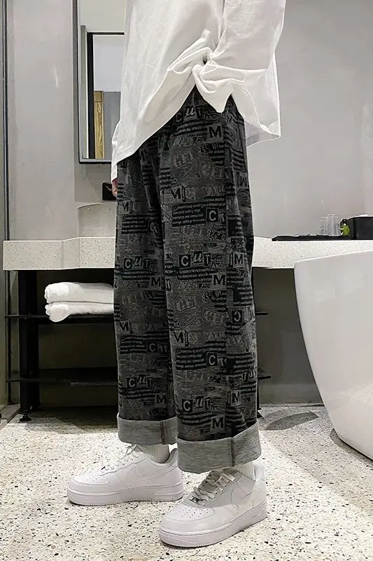 

Men's trousers 2020 autumn new slim solid color versatile trend trousers casual fashion individuality youth men's wear